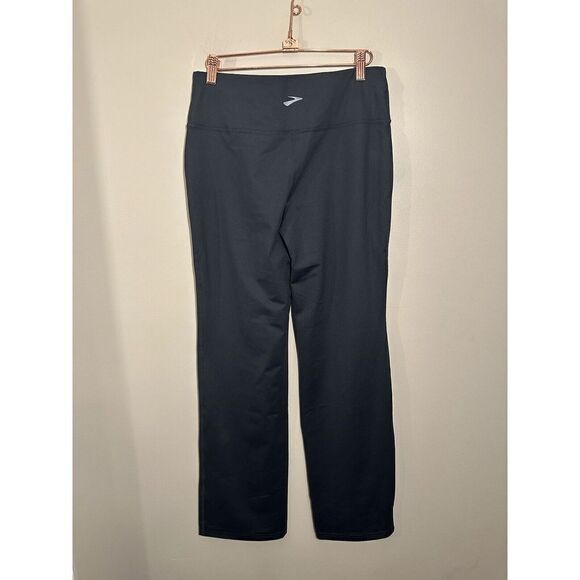 Brooks Womens Small Venture Running Pants Black 221392 Relaxed Comfort‎ Pockets - Picture 3 of 5